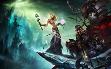 skulls world of warcraft blood elf weapons tauren fantasy art armor books magic elves artwork mmorpg Wallpaper